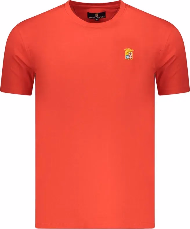 Marina Militare Rosso Cotton Men's T-Shirt