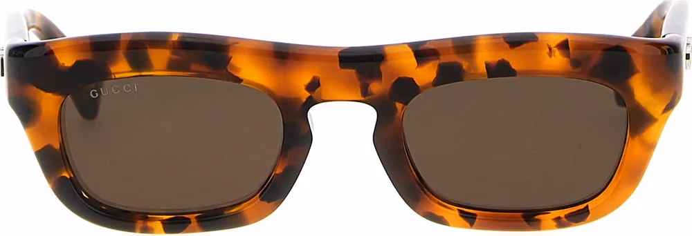 Gucci Brown Acetate Sunglasses