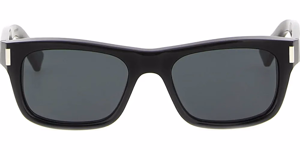 Saint Laurent Black Acetate Sunglasses