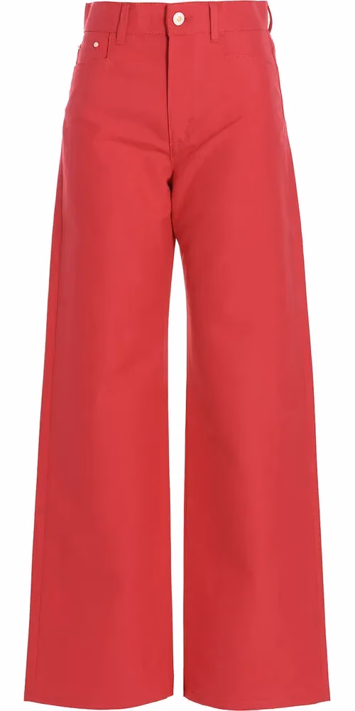 Wandler Fuchsia Cotton Casual Pants
