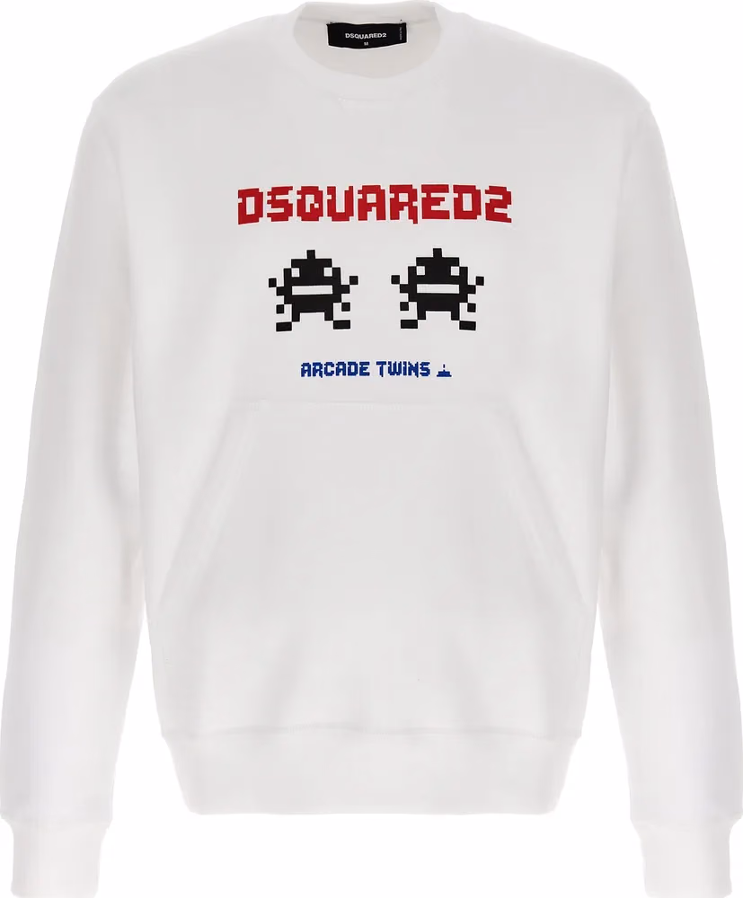 Dsquared² White Cotton Sweatshirt