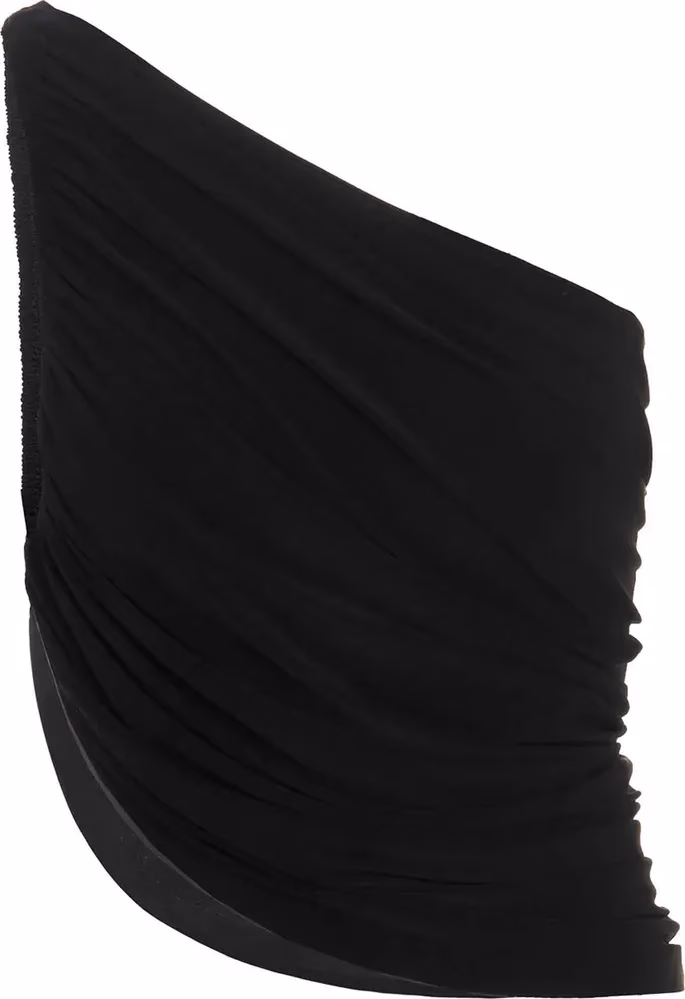 Norma Kamali Black Polyamide Tank Tops