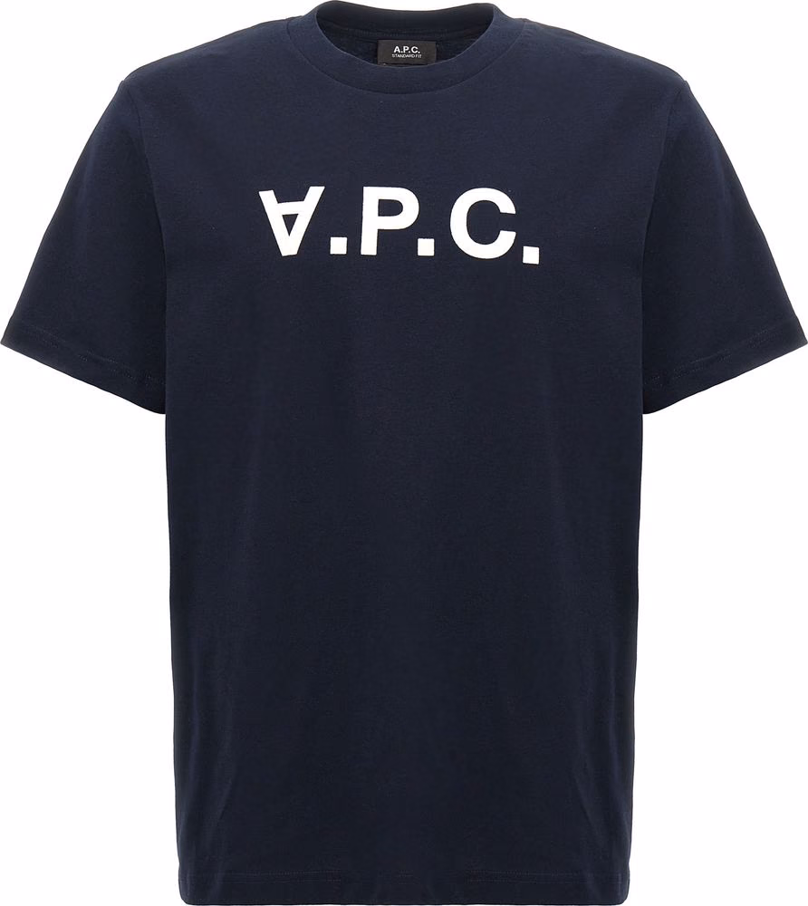 A.P.C. Blue Cotton T-Shirt