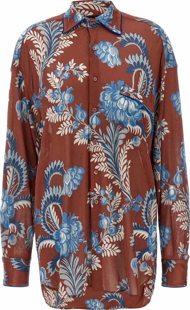 Etro Multicolor Viscose Blouse