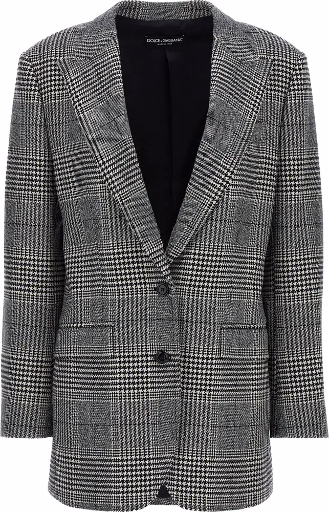 Dolce & Gabbana Bicolor Wool Blazer