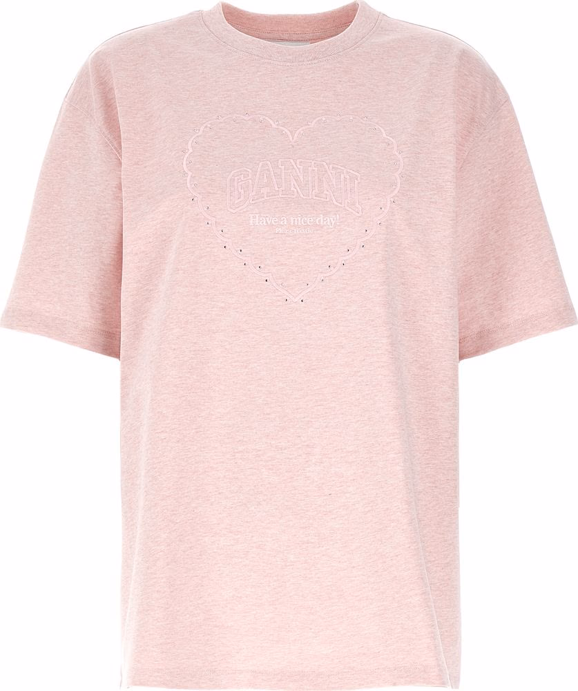 Ganni Multicolor Cotton T-Shirt