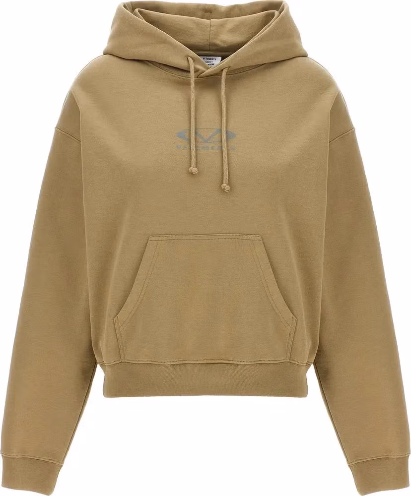 Vetements Beige Cotton Hoodie