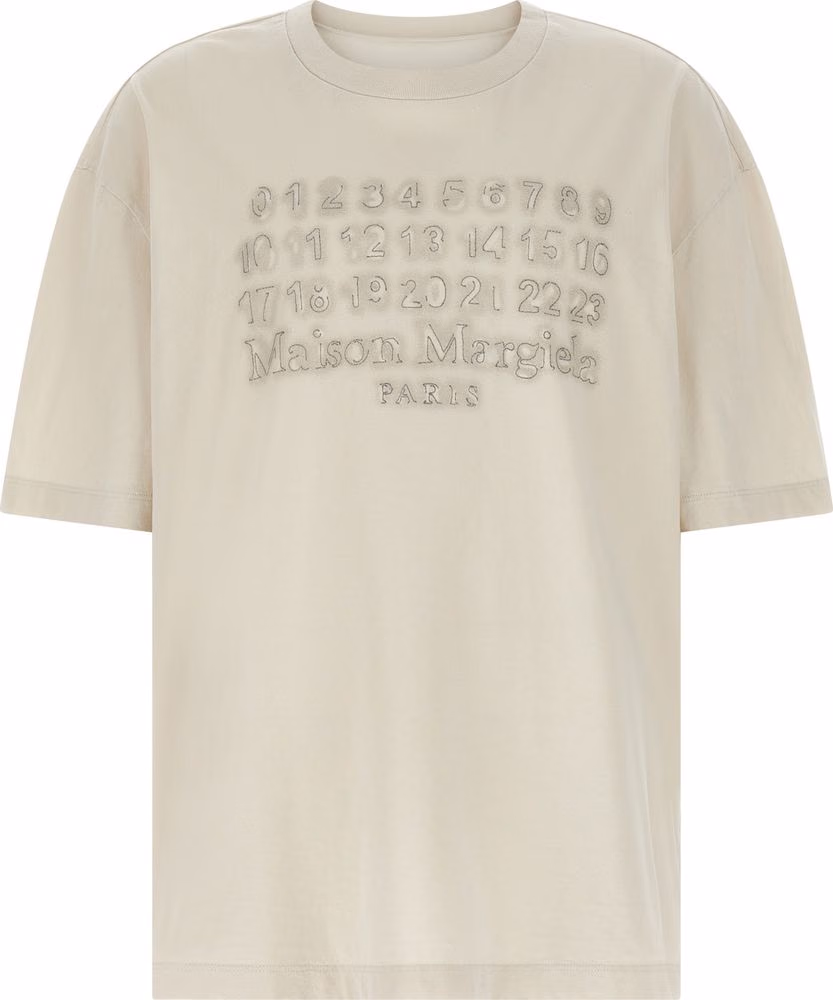 Maison Margiela Beige Cotton T-Shirt
