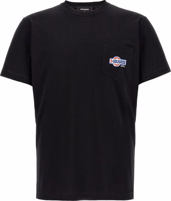 Black Cotton T-Shirt
