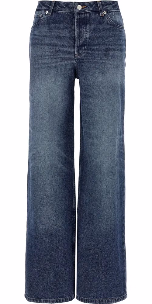 A.P.C. Blue Cotton Jeans Denim