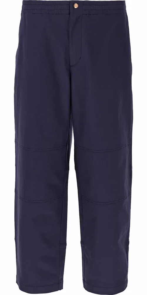MONCLER GENIUS Blue Cotton Casual Pants