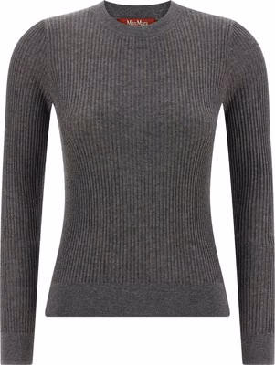 Gray Silk Cardigan