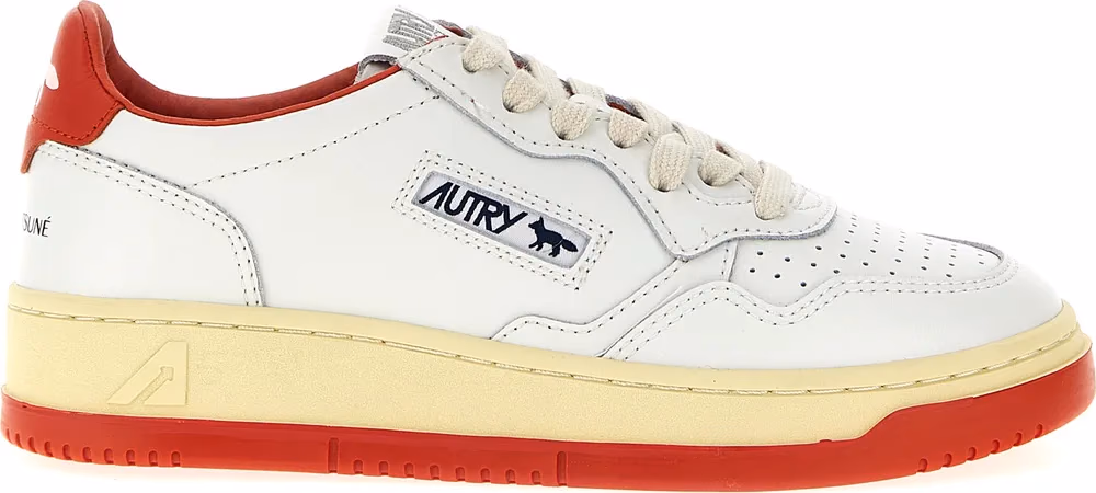 Autry Multicolor Goatskin Low Top Sneakers