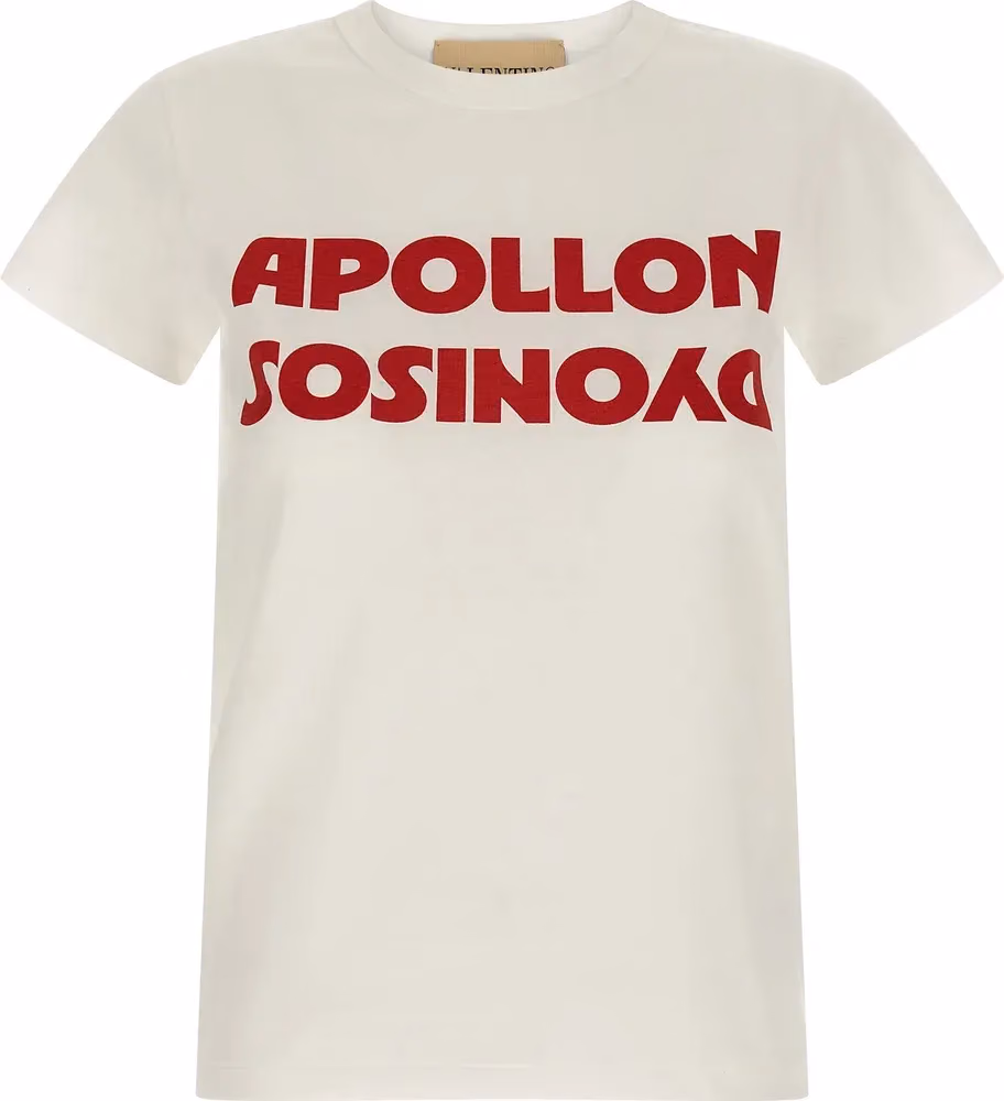 Valentino Garavani White Cotton T-Shirt