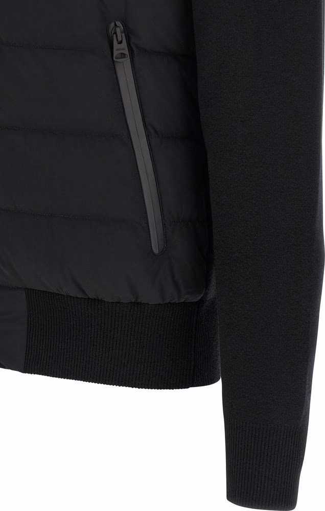 Mackage Blue Nylon Cardigan