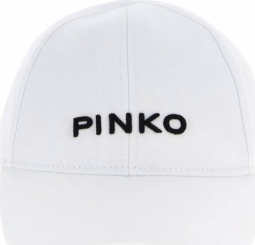 PINKO White Cotton Cap (Baseball Hat)