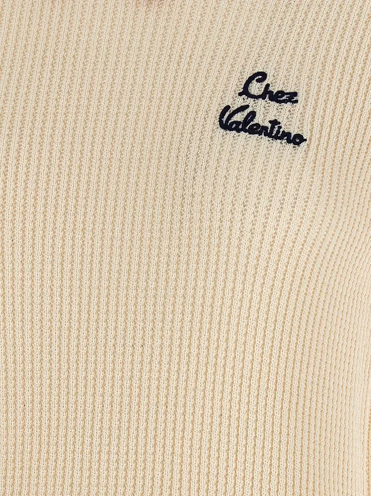 Valentino Garavani Beige Cotton Shortsleeve Shirt