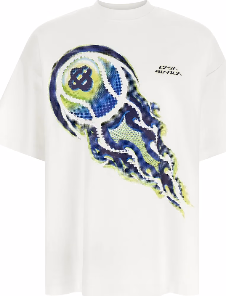 Casablanca White Cotton T-Shirt