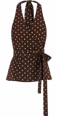 Brown Silk Tank Tops