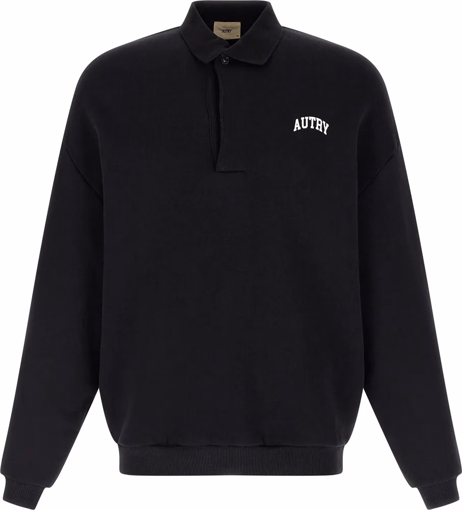 Autry Black Cotton Sweatshirt