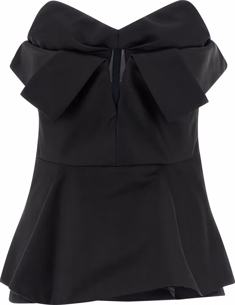 Alexander McQueen Black Polyester Tank Tops