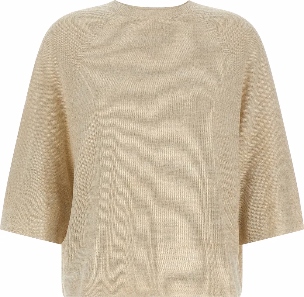 Fabiana Filippi Gold Cotton Cardigan
