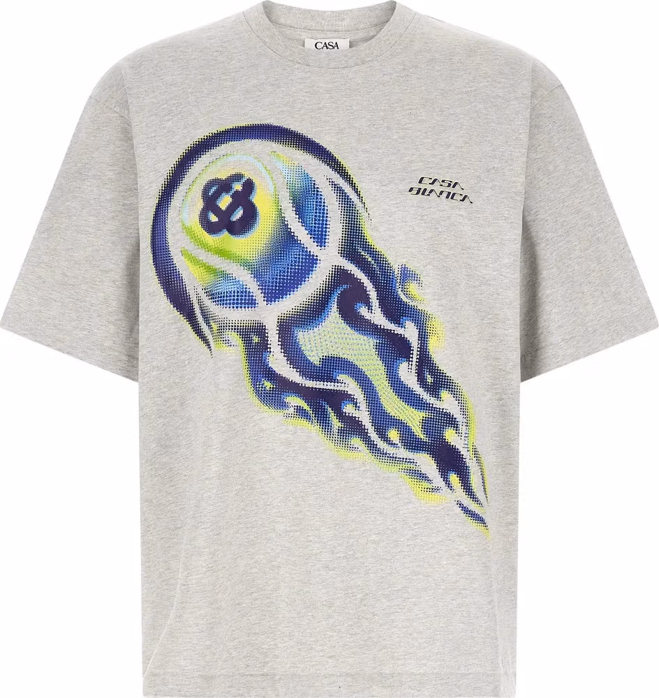 Casablanca Gray Organic Cotton T-Shirt
