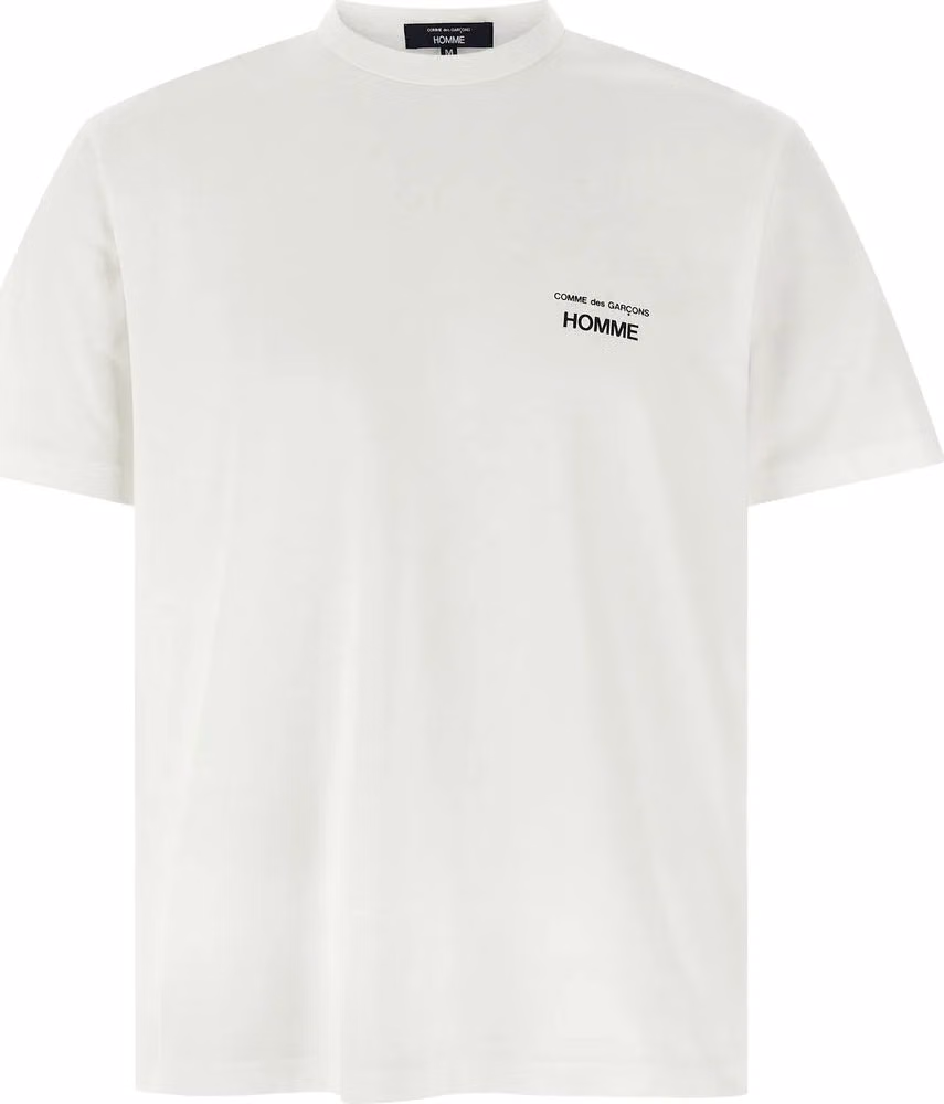 Comme Des Garçons White Cotton T-Shirt
