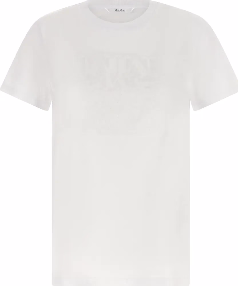 Max Mara White Cotton T-Shirt