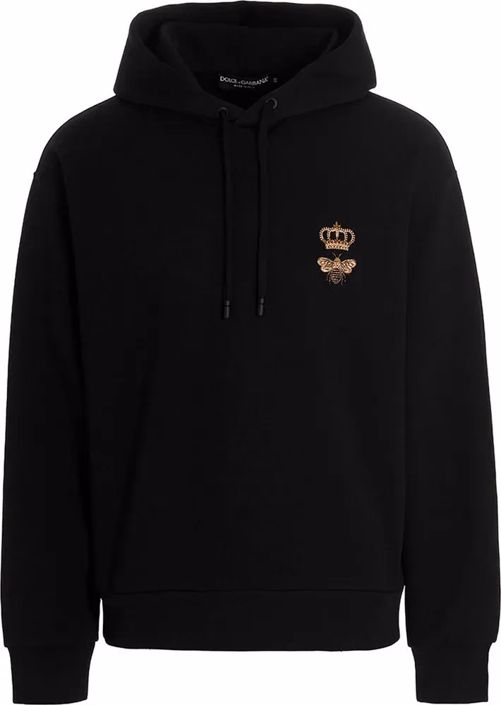 Dolce & Gabbana Black Cotton Sweatshirt