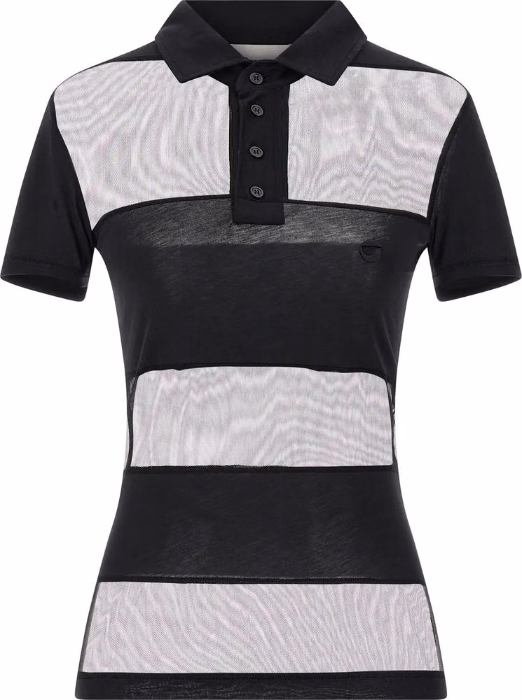 Coperni Black Cotton Polo Shirt