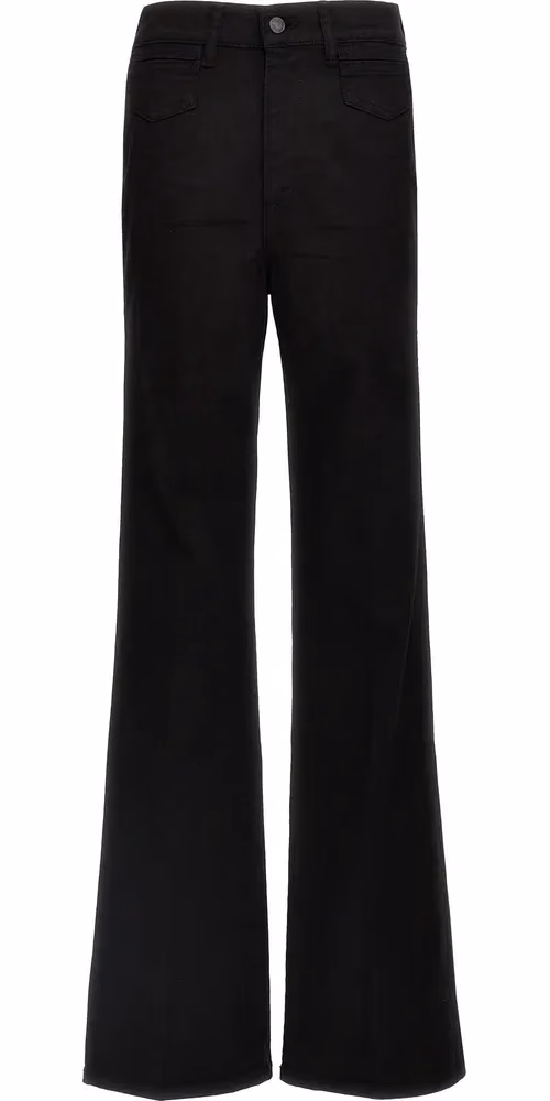 Tom Ford Black Cotton Flared Jeans
