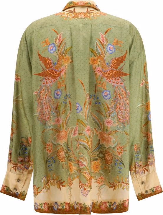 Zimmermann Multicolor Silk Pattern Shirt