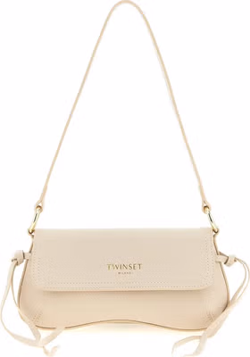 White Leather Shoulder Bag