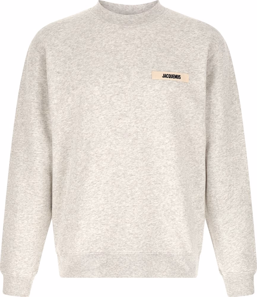 Jacquemus Gray Cotton Sweatshirt