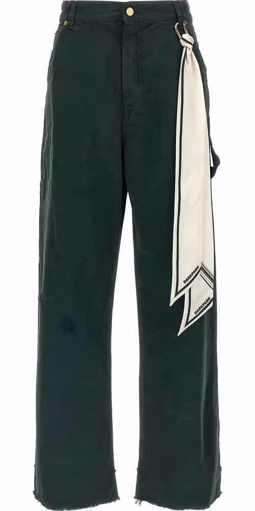 Darkpark Bicolor Cotton Casual Pants