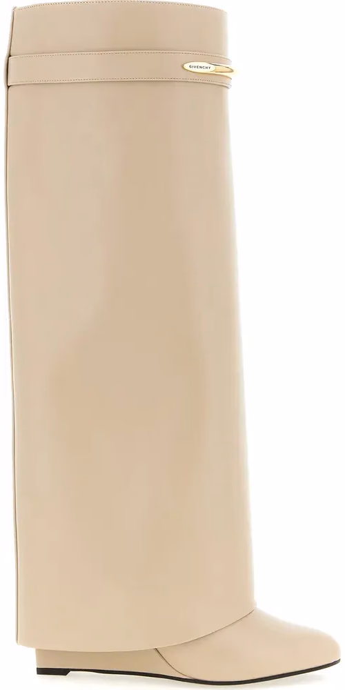 Givenchy Beige Calfskin Over The Knee
