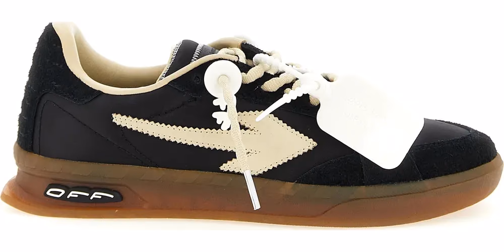 Off-White Black Nylon Athletic Sneakers