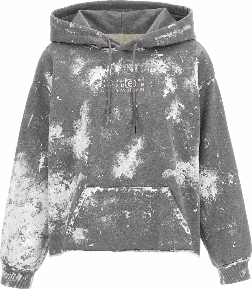 MM6 Maison Margiela Gray Cotton Sweatshirt