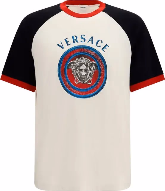 Versace White Cotton T-Shirt