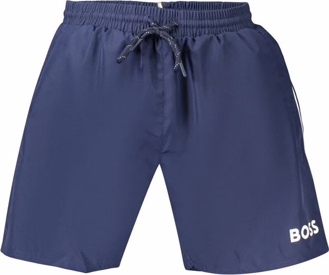 Hugo Boss Blue Polyester Men's Swimwear