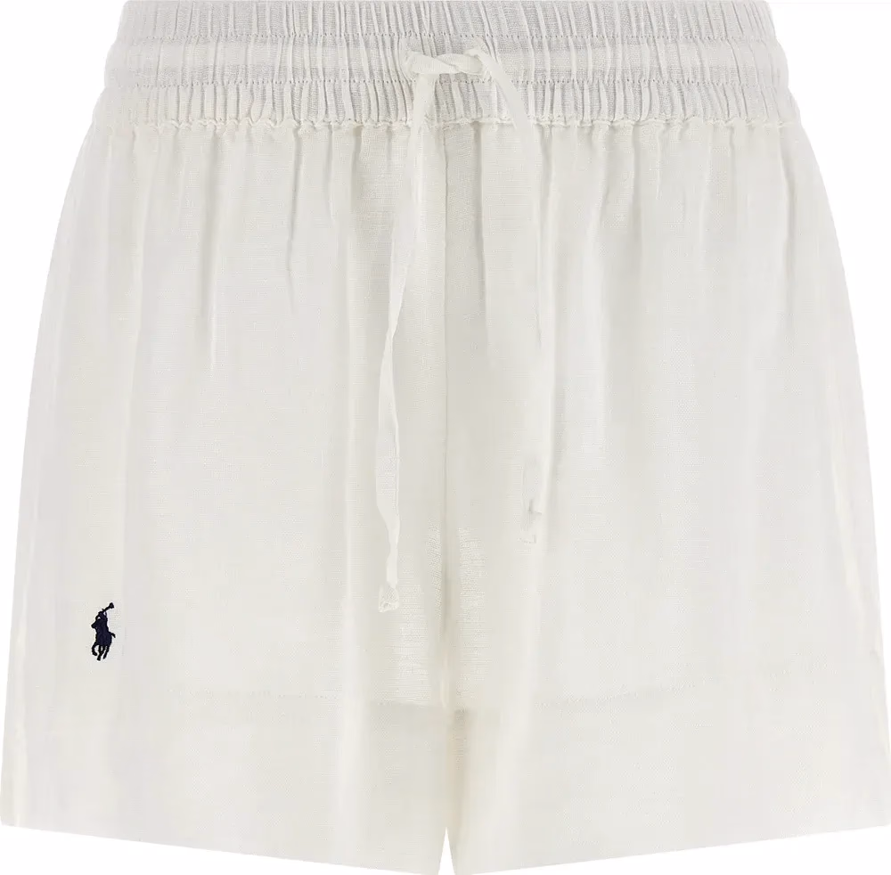Polo Ralph Lauren White Organic Cotton Bermuda Shorts