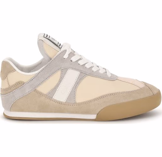 Chloé Beige Calf Leather Bos Taurus Athletic Sneakers