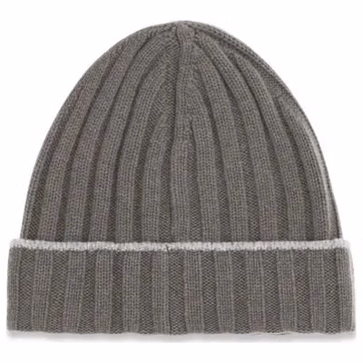 Bicolor Cashmere Beanie