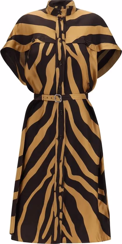 Ferragamo Multicolor Viscose Casual Dress