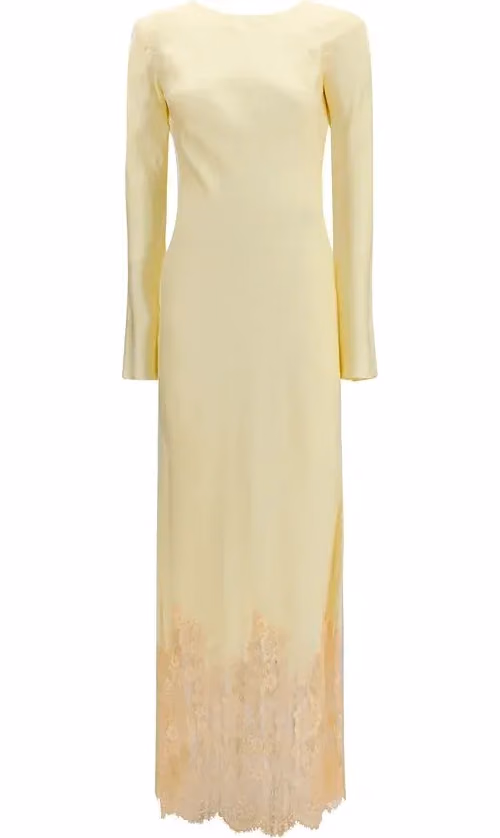 Self-Portrait Bicolor Viscose Cocktail Dress