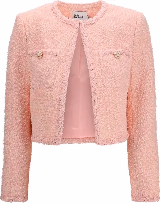Self-Portrait Multicolor Polyester Jacket