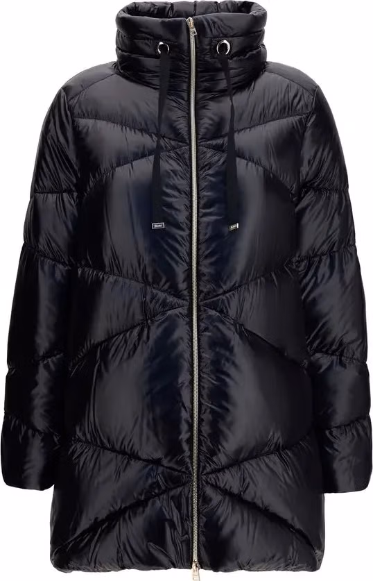 Herno Black Polyamide Full-Length Jacket