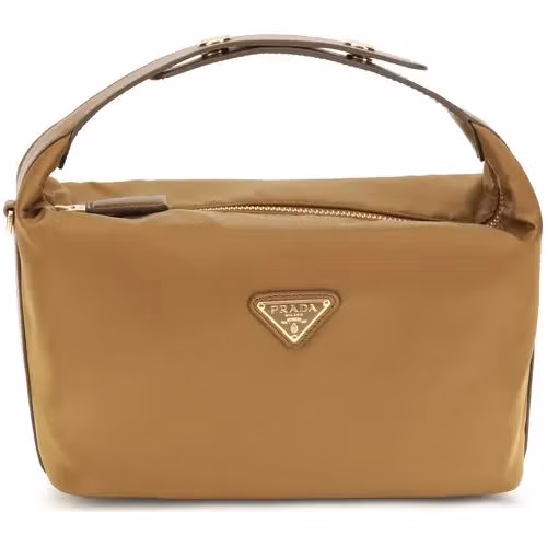 Prada Beige Recycled Polyamide Handbag