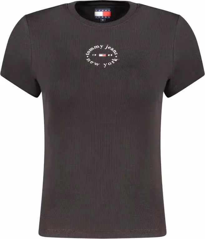 Tommy Hilfiger Black Cotton Women's T-Shirt